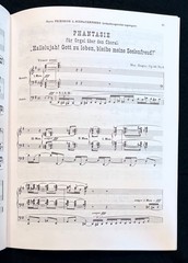 Max Reger Three Chorale Fantasies Op 52 Organ Sheet Music Masters M2463