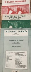 Vintage B Flat Clarinet Solo Sheet Music Collection, 10 pieces