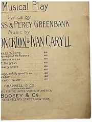1901 Sheet Music THE TOREADOR New Musical Play Lionel Monckton & Ivan Caryll