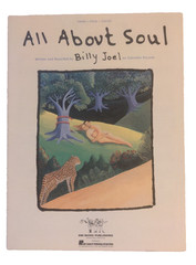 All About Soul Sheet Music Billy Joel Piano Guitar Vocals 90s Pop Rock F2X