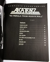 ALCATRAZZ NO PAROLE FROM ROCK &lsquo;N&rsquo; ROLL BAND SCORE JAPAN GUITAR TAB