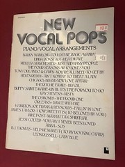 Vintage 1975 New Vocal Pops Piano/Vocal Arrangements Sheet Music Book