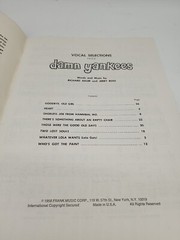 1958 Damn Yankees Vocal Selections From PB 32 Pages Tab Hunter Piano Guitar