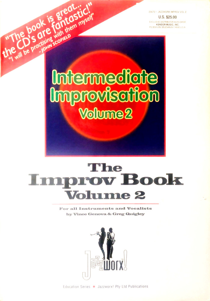 Advanced Improvisation – The Improv Book Vol 2 by G. Quigley & V. Genova (mint)
