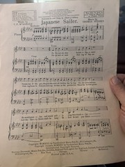 P 1922 exotic sheet music JAPANESE SAILOR by Thomas Hughes