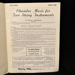 APPLEBAUM – Duets for Strings – STRING BASS Books 1 & 2 BASS BEGINNER DUET BOOKS