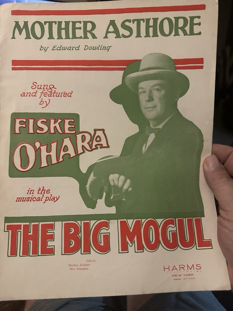 F 1924 FISKE O’HARA Revue Sheet Music THE BIG MOGUL