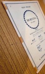 Sheet Music, Morning (Le Jour) D min High Voice by Oley Speaks. Frank L Stanton