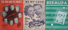 Lot of 40+ 1950s Vintage Sheet Music Pieces – All G or VG Condition