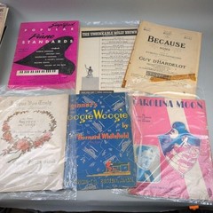 Vintage Piano Vocal Sheet Music Songbook Large Lot 89 Early 1900&rsquo;s to 1960&rsquo;s