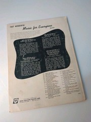 Latin American Favorites Music for Everyone Vocal and Piano Solos 1953