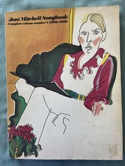 Joni Mitchell Songbook Vol 1 1966-1970 Paperback Vintage w/ Drawings Vintage