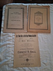 Lot of Piano Sheet Music and Books 1901 through 1920&rsquo;s