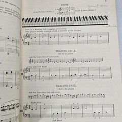 John Thompson Adult Preparatory Piano Book Willis Course Sheet Music 1943 Vtg