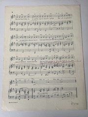 Painted Tainted Rose Al Martino Sheet Music 1963 DeAngelis Sawyer Signed