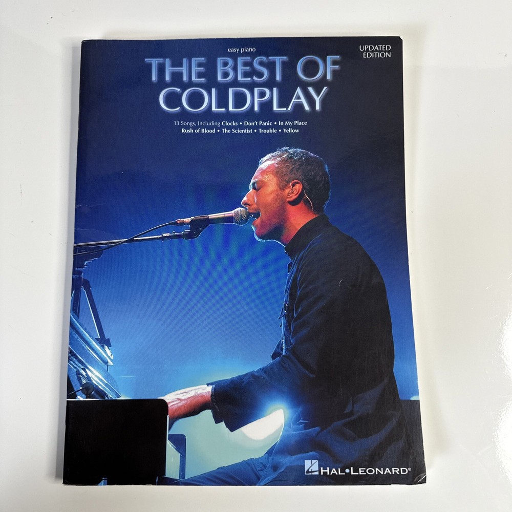 The Best of Coldplay easy piano Sheet Music 13 songs songbook