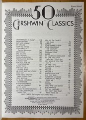 50 Gershwin Classics Songbook Piano Vocal 1989 Rhapsody in Blue Swanee