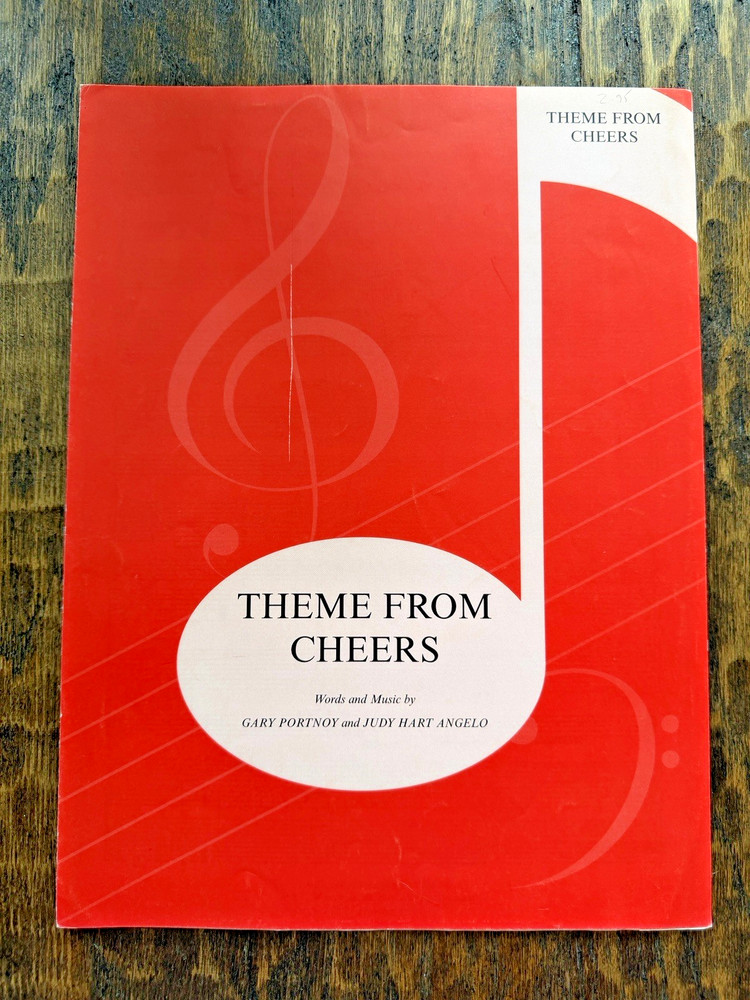 Theme From Cheers Where Everybody Knows Your Name Sheet Music 1982 UK Print