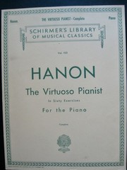 1928 HANON The Virtuoso Pianist; SCHIRMER&rsquo;S Musical Library 60 Exercises Vol 925