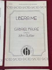 6 Piano Organ Works 4 church choir & 2 Books Sanctus Rutter Faure Christmas LOT