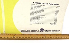 The Little Brakeman Sheet Music 1963 Beginner Easy Piano Voice US Seller