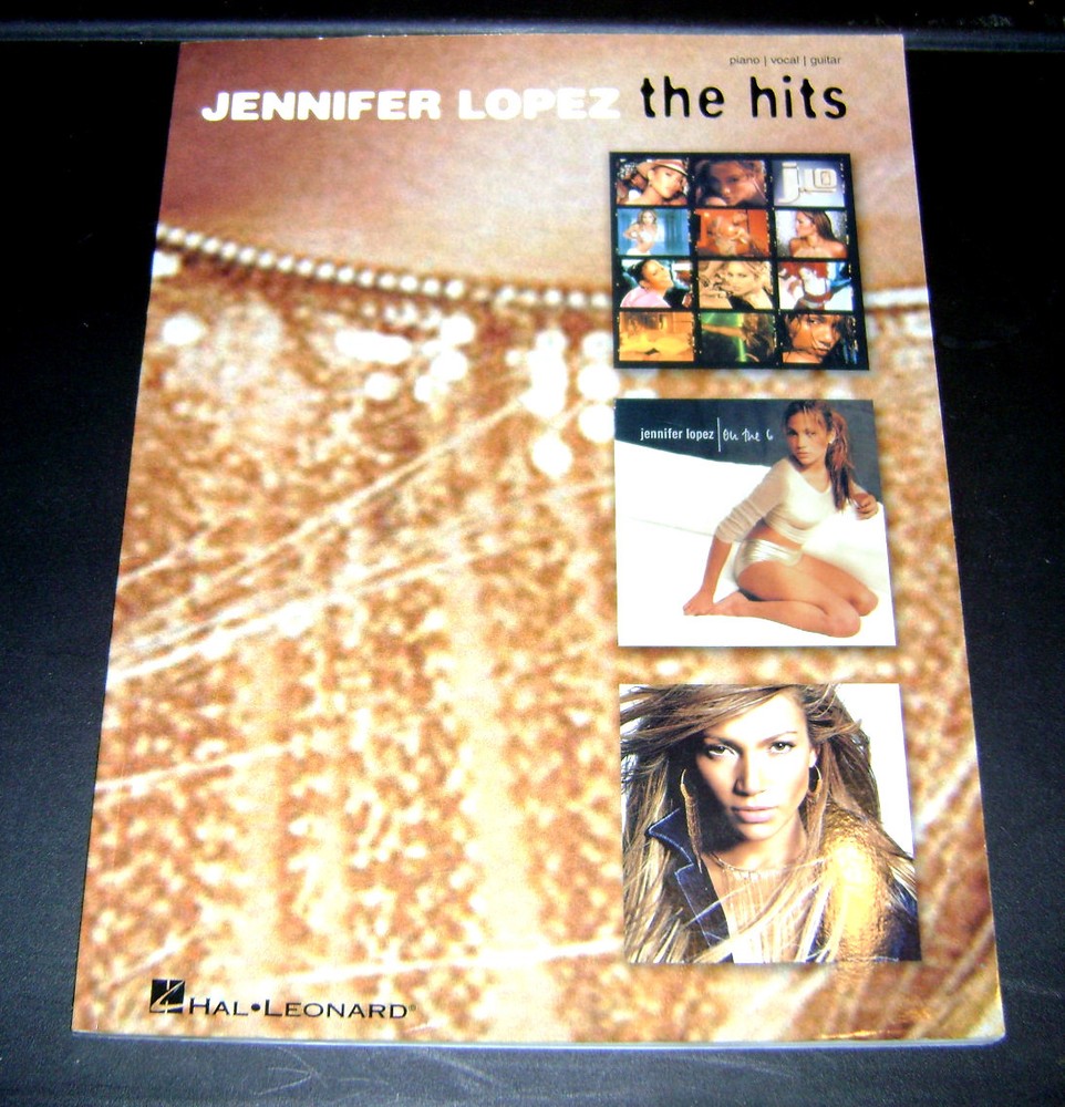 Jennifer Lopez The Hits Song Book Piano Vocal Guitar Tab NOS