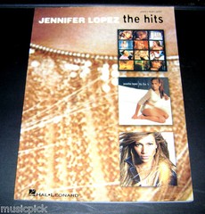 Jennifer Lopez The Hits Song Book Piano Vocal Guitar Tab NOS