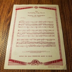 Lady of Spain Sheet Music Words Reaves Music Evans Sam Fox Pub
