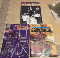 Buddy Rich&rsquo;s Rudiments Around the Kit + D.s. Musician+cookbook Book Lot