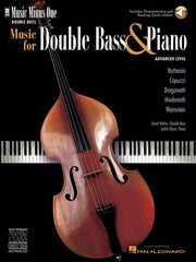 Music for Double Bass & Piano Advanced Solos Sheet Music Minus One Book & Audio