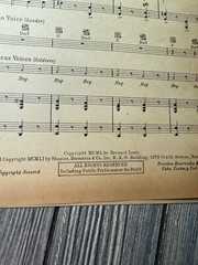Vintage Sheet Music Lot: Sound Off & A Pocketful Of Songs U.S. Army Song Ukulele