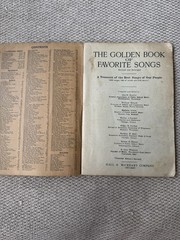 The Golden Book of Favorite Songs Revised & Enlarged (1923 Book – 128 Pages)
