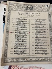 1910s-1950s Sheet Music Lot ~14 Pounds Hello Dolly Over There Beethoven Invest