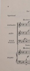 Choral Music « Soon-a Will Be Done » SAB opt solo Belwin Mills 1418 Brown Copy