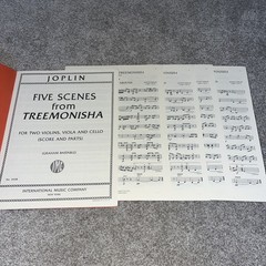 Joplin Five Scenes From Treemonisha for Two Violin Viola and Cello Sheet Music
