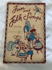 Fun and Folk Songs Sheet Music Book 1949 The Westminster Press Voice Lyrics Word