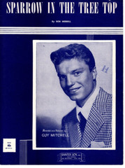 Sheet Music Sparrow In The Tree Top 1951 Recorded by Guy Mitchell Santly-Joy