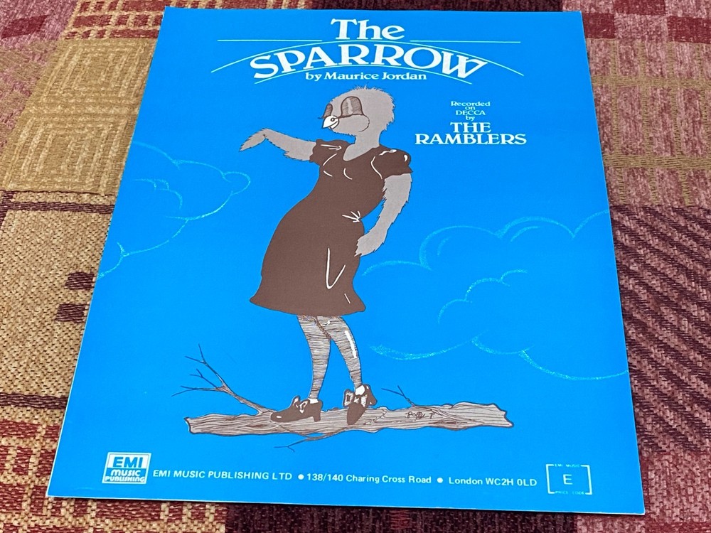 SMF64 SHEET MUSIC, THE SPARROW : THE RAMBLERS