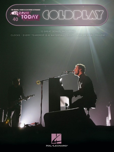 Coldplay Sheet Music E-Z Play Today Piano Songbook NEW 000119955