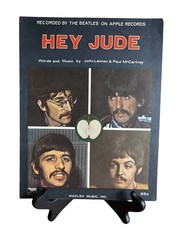 John Lennon & Paul McCartney Hey Jude Sheet Music 1968 Rock Illustrated