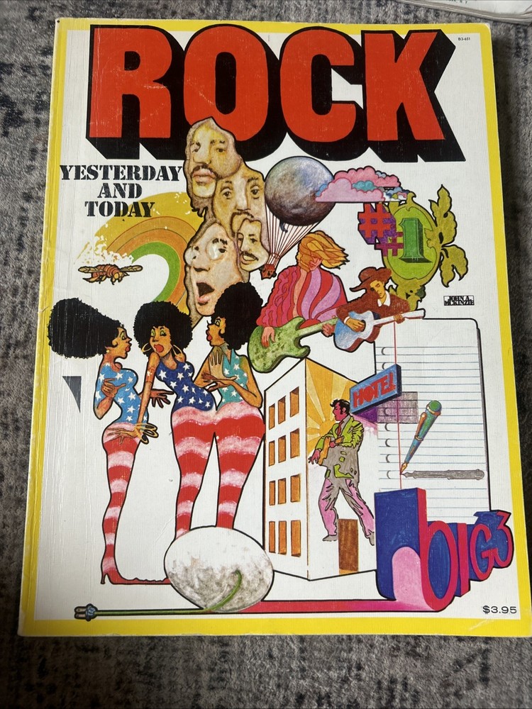 Rock Yesterday And Today Big 3 Music Sheet Book All Shook Up Don’t Be Cruel