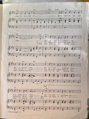 1959 Kingston Trio – A Worried Man Original Music Sheet