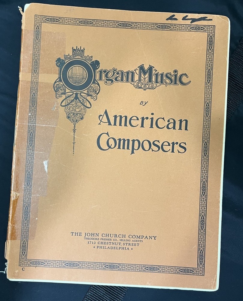 vintage Organ Music by American Composers Collectible Sheet Music by John Church