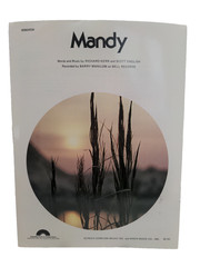 Mandy Barry Manilow Sheet Music Piano Voice Guitar 70s Easy Listening Pop F4AE
