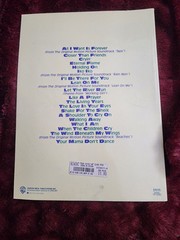 TOP HITS OF 1989 PIANO/VOCAL/GUITAR SONGBOOK MUSIC SHEET