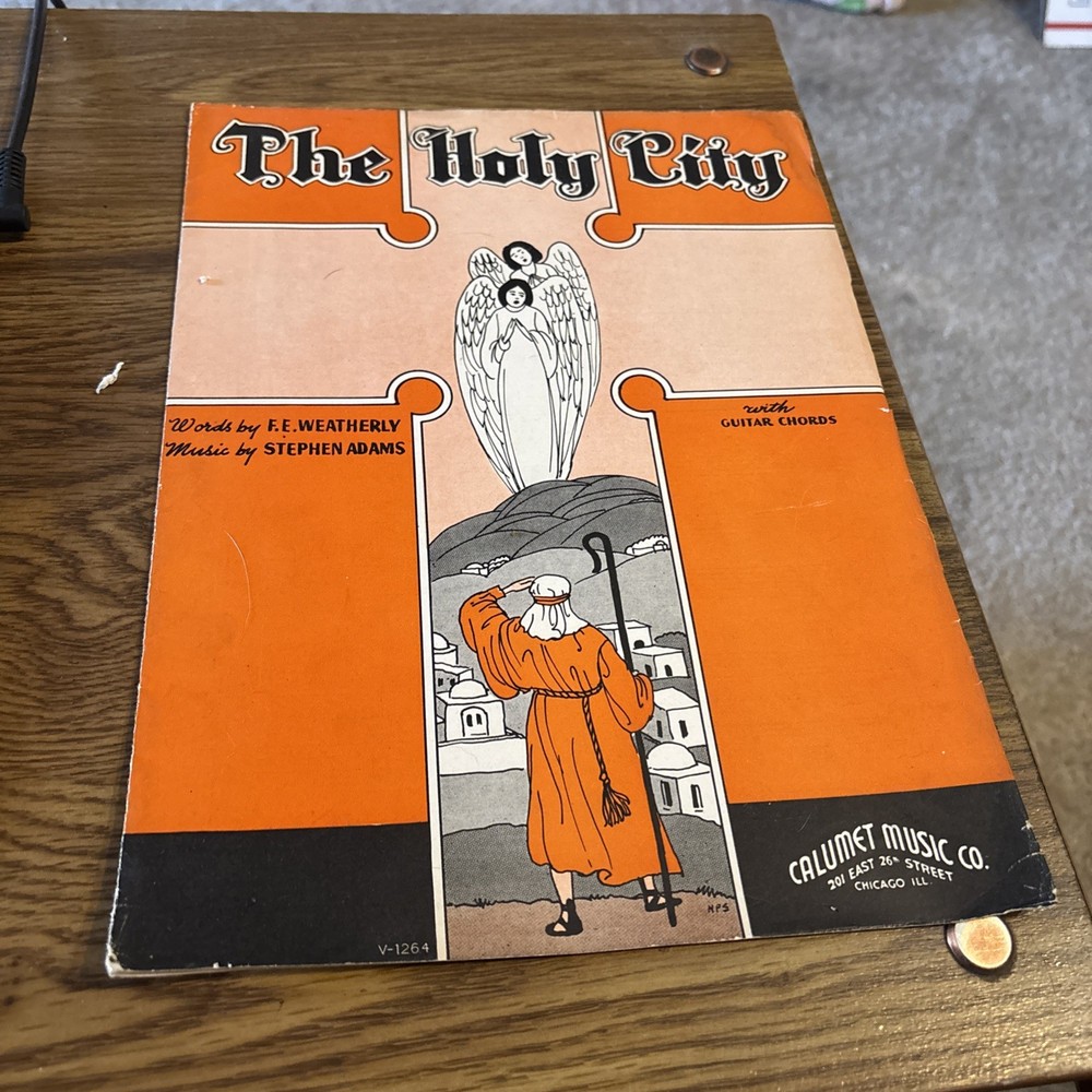 The Holy City Sheet Music , Weatherly/Adams 1941