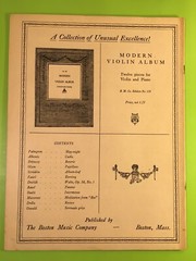 7 Sonatinas for Violin, Vintage 1914 sheet music booklet, 19 pages, some writing