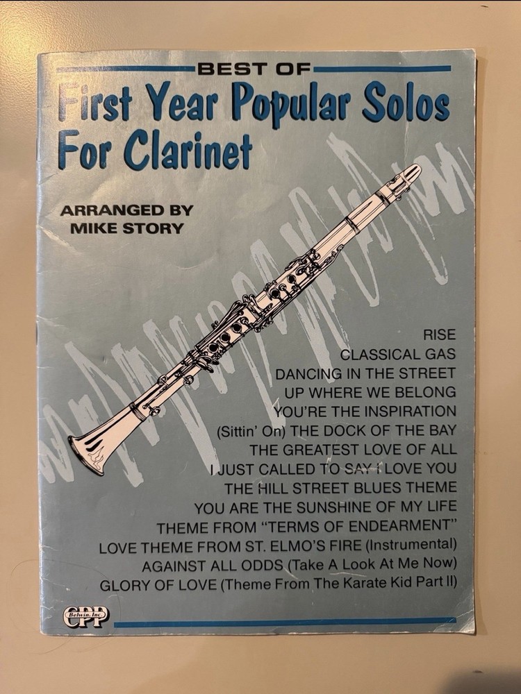 Best of First Year Popular Solos for Clarinet arr by Mike Story (1989)