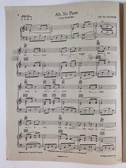 Sheet Music Ah, So Pure from the Opera Martha Gloria Hart with Art Kassel PA-3