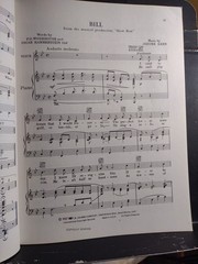 Jerome Kern Songbook Best Of Piano Guitar Voice Gold Cover 144 Pages Excellent